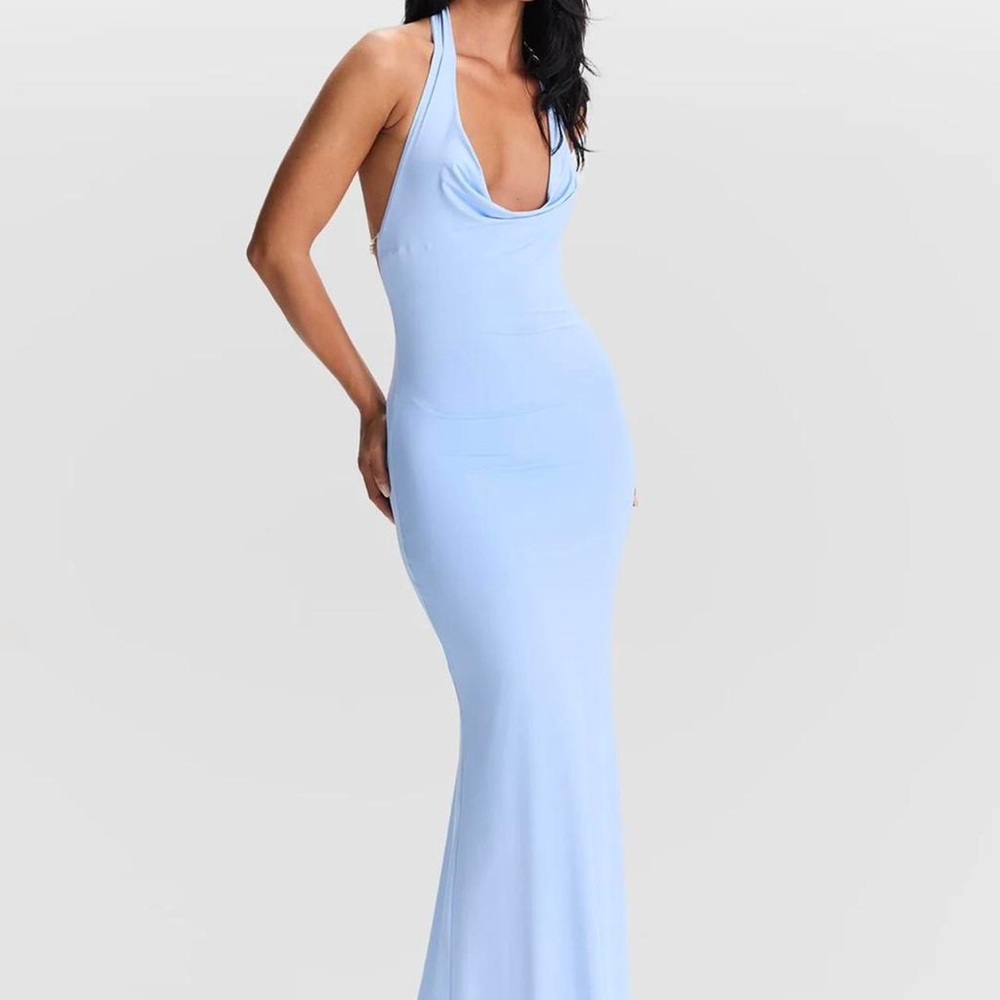 Sasha Therese Harper Blue Dress